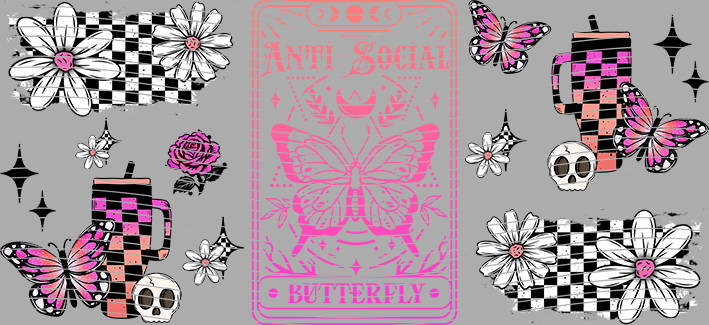 16oz Distressed Checkered-DC-108